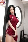 170 cm 5 ft 6.9 in Silicone Big Breast Woman Wheat Skin Female Sex Doll 170CMng by automatic woman